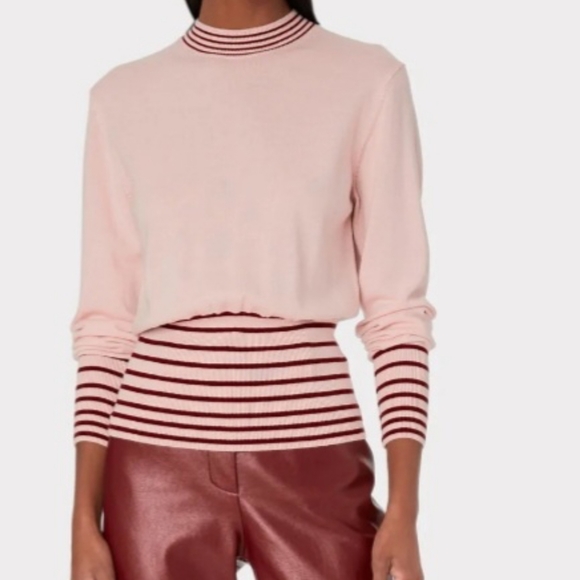 Milly Striped Crew Neck Sweater - Picture 9 of 9